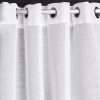 Firana z kółkami STELLA CHIC 140x270 off white